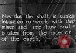 Image of coal mining and coal train underground United States USA, 1919, second 1 stock footage video 65675050759