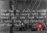 Image of coal mining and coal train underground United States USA, 1919, second 4 stock footage video 65675050759