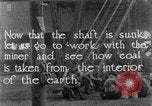 Image of coal mining and coal train underground United States USA, 1919, second 6 stock footage video 65675050759