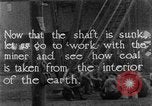 Image of coal mining and coal train underground United States USA, 1919, second 8 stock footage video 65675050759