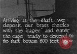 Image of coal mining and coal train underground United States USA, 1919, second 26 stock footage video 65675050759