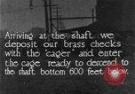 Image of coal mining and coal train underground United States USA, 1919, second 27 stock footage video 65675050759