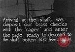 Image of coal mining and coal train underground United States USA, 1919, second 29 stock footage video 65675050759