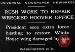 Image of repair of White House Washington DC USA, 1930, second 6 stock footage video 65675050768