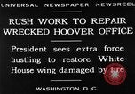 Image of repair of White House Washington DC USA, 1930, second 11 stock footage video 65675050768