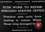 Image of repair of White House Washington DC USA, 1930, second 12 stock footage video 65675050768