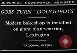 Image of bakeshop on Navy ship Tacoma Washington USA, 1930, second 10 stock footage video 65675050770