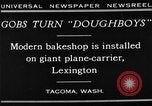 Image of bakeshop on Navy ship Tacoma Washington USA, 1930, second 11 stock footage video 65675050770