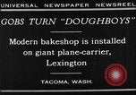 Image of bakeshop on Navy ship Tacoma Washington USA, 1930, second 12 stock footage video 65675050770