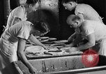 Image of bakeshop on Navy ship Tacoma Washington USA, 1930, second 36 stock footage video 65675050770