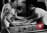 Image of bakeshop on Navy ship Tacoma Washington USA, 1930, second 39 stock footage video 65675050770