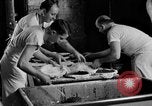 Image of bakeshop on Navy ship Tacoma Washington USA, 1930, second 40 stock footage video 65675050770