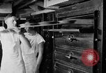 Image of bakeshop on Navy ship Tacoma Washington USA, 1930, second 49 stock footage video 65675050770