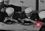 Image of bakeshop on Navy ship Tacoma Washington USA, 1930, second 51 stock footage video 65675050770