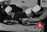 Image of bakeshop on Navy ship Tacoma Washington USA, 1930, second 55 stock footage video 65675050770