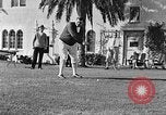 Standbild Babe Ruth golf spielen Saint Petersburg Florida USA, 1930, aus Sekunde 39 historischem Filmmaterial Videoclip 65675050771
