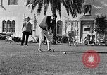 Standbild Babe Ruth golf spielen Saint Petersburg Florida USA, 1930, aus Sekunde 42 historischem Filmmaterial Videoclip 65675050771