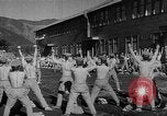 Image of Japanese high school boys train with soldiers Japan, 1942, second 30 stock footage video 65675050776