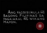 Image of Filipino people during Japanese occupation Manila Philippines, 1942, second 3 stock footage video 65675050781