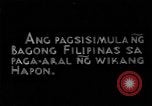 Image of Filipino people during Japanese occupation Manila Philippines, 1942, second 4 stock footage video 65675050781