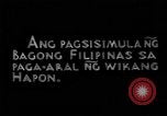 Image of Filipino people during Japanese occupation Manila Philippines, 1942, second 6 stock footage video 65675050781