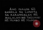 Image of Japanese victory march Manila Philippines, 1942, second 3 stock footage video 65675050783