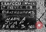 Image of paratroopers Philippines, 1945, second 3 stock footage video 65675050805