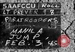 Image of paratroopers Philippines, 1945, second 4 stock footage video 65675050805