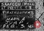 Image of paratroopers Philippines, 1945, second 5 stock footage video 65675050805
