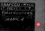 Image of paratroop infantrymen Philippines, 1945, second 3 stock footage video 65675050806