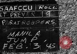 Image of paratroop infantrymen Philippines, 1945, second 61 stock footage video 65675050806