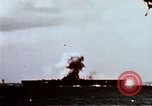 Image of Japanese Kamikaze aircraft hits USS Lexington Pacific Ocean, 1944, second 16 stock footage video 65675050812