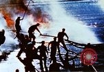 Image of Japanese Kamikaze aircraft hits USS Lexington Pacific Ocean, 1944, second 18 stock footage video 65675050812