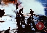 Image of Japanese Kamikaze aircraft hits USS Lexington Pacific Ocean, 1944, second 19 stock footage video 65675050812