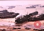 Image of establishment of beachhead Normandy France, 1944, second 1 stock footage video 65675050823