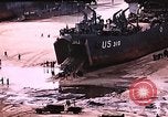 Image of establishment of beachhead Normandy France, 1944, second 10 stock footage video 65675050823
