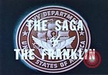 Image of USS Franklin Pacific Ocean, 1945, second 38 stock footage video 65675050826