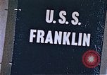 Image of USS Franklin Pacific Ocean, 1945, second 45 stock footage video 65675050826