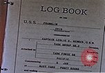 Image of USS Franklin Pacific Ocean, 1945, second 57 stock footage video 65675050826