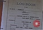Image of USS Franklin Pacific Ocean, 1945, second 58 stock footage video 65675050826