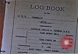 Image of USS Franklin Pacific Ocean, 1945, second 62 stock footage video 65675050826