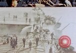 Image séquelles de kamikaze attaque sur USS Enterprise Océan Pacifique, 1945, de la seconde 1 séquences d'archives historiques vidéo 65675050831