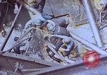 Image of USS Enterprise CV-6 after Kamikaze attack Pacific Ocean, 1945, second 1 stock footage video 65675050832