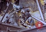 Image of USS Enterprise CV-6 after Kamikaze attack Pacific Ocean, 1945, second 5 stock footage video 65675050832