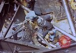 Image of USS Enterprise CV-6 after Kamikaze attack Pacific Ocean, 1945, second 8 stock footage video 65675050832