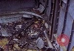 Image of USS Enterprise CV-6 after Kamikaze attack Pacific Ocean, 1945, second 11 stock footage video 65675050832