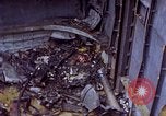 Image of USS Enterprise CV-6 after Kamikaze attack Pacific Ocean, 1945, second 12 stock footage video 65675050832