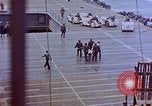 Image of USS Enterprise CV-6 after Kamikaze attack Pacific Ocean, 1945, second 25 stock footage video 65675050832