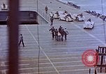 Image of USS Enterprise CV-6 after Kamikaze attack Pacific Ocean, 1945, second 27 stock footage video 65675050832