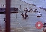 Image of USS Enterprise CV-6 after Kamikaze attack Pacific Ocean, 1945, second 29 stock footage video 65675050832